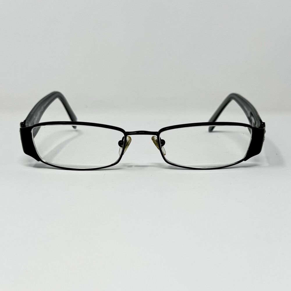 Vogue VO3659-B 352 Gloss Black Rhinestone Eyeglass Frames 50-17-135